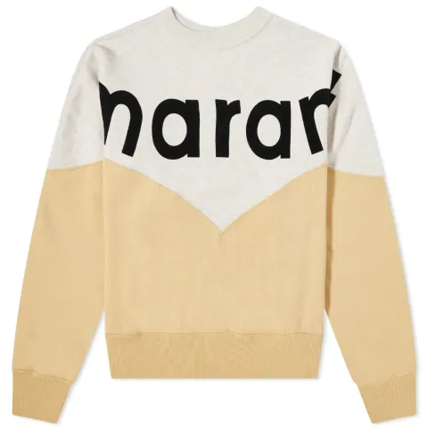Isabel Marant Etoile Written Logo Crew Sweat