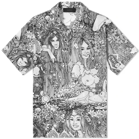 Short Sleeve Line Girl Shirt
