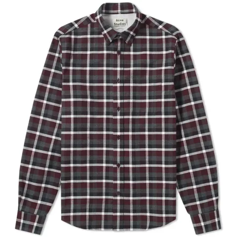 Isherwood Tartan Check Button Down Shirt