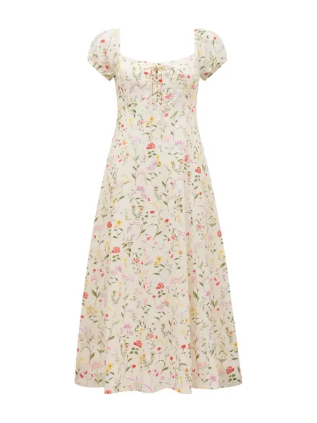 Forever New Sallie Tie Front Midi Dress