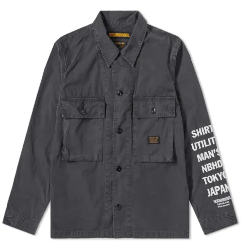 Military Utility Shirt Jacket