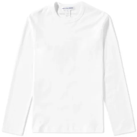 Comme des Garcons SHIRT Long Sleeve Rear Print Logo Tee