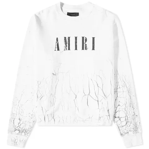 Cracked Dye Core Logo Crew Sweat