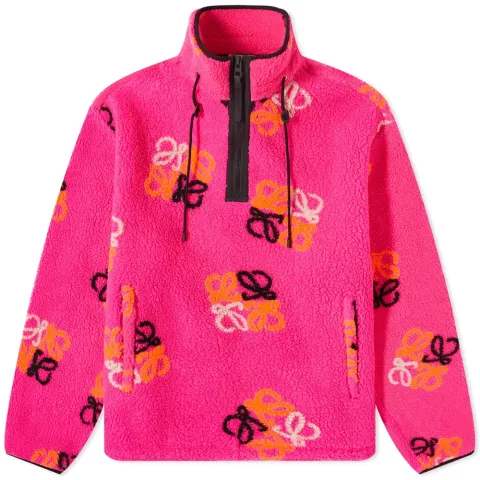 Anagram Jacquard Half Zip Fleece