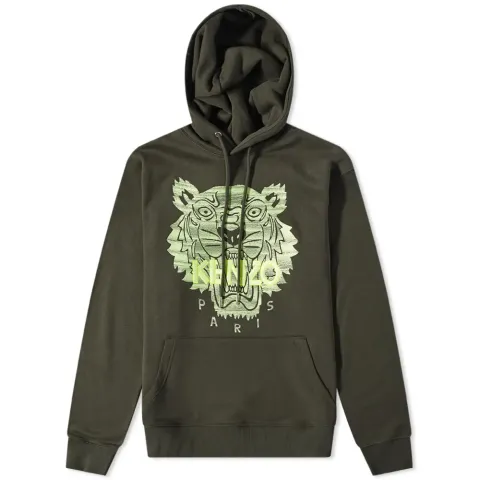 Neon Tiger Popover Hoodie