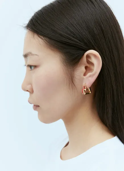 H Beam Earrings