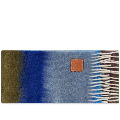 Stripe Mohair Scarf