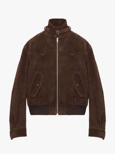 Suede Blouson