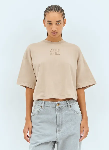 Logo Embossed T-Shirt