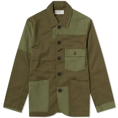Twill Patched Bakers Jacket