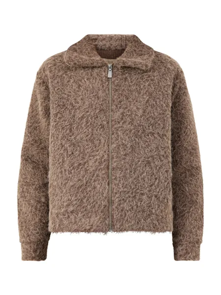 Soya Concept Hira 2 Recycled Zip-Through Jacket - Chocolate Plum Melange