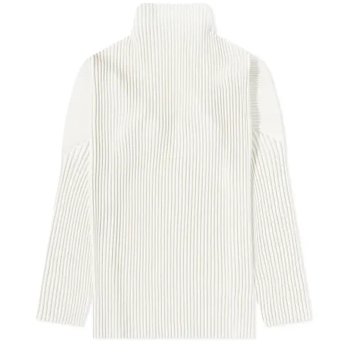 Pleated Roll Neck