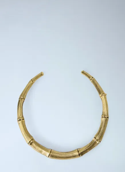 Bamboo Torc Necklace