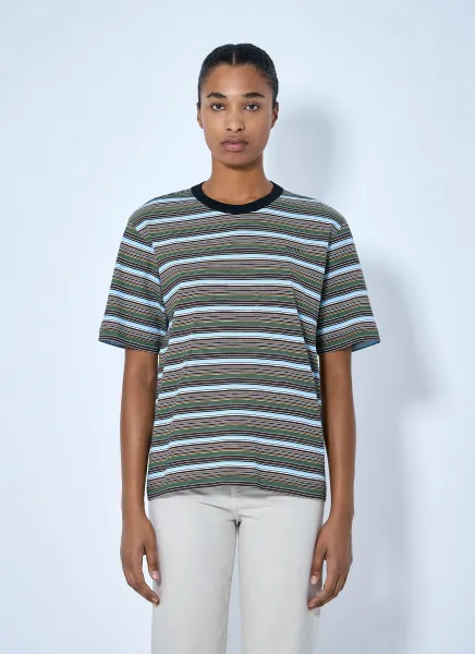 Striped Crewneck T-Shirt