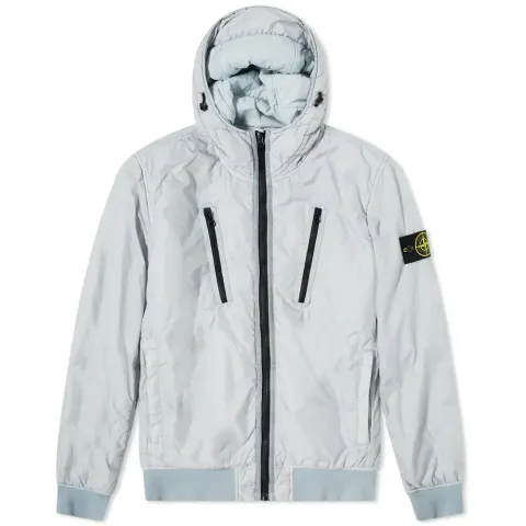 Crinkle Reps Pocket Detail Down Jacket