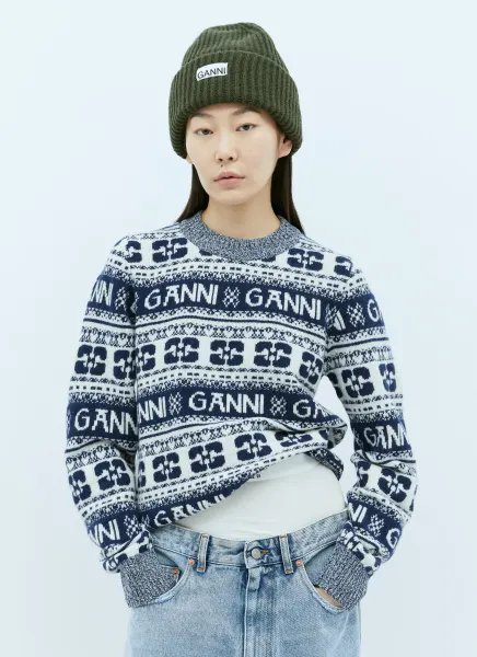 Logo Patch Beanie Hat