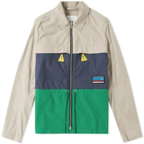 Zip Colour Block Jacket