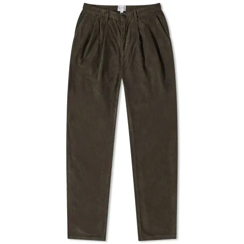 Double Pleat Cord Pants