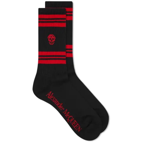 Sport Stripe Skull Sock