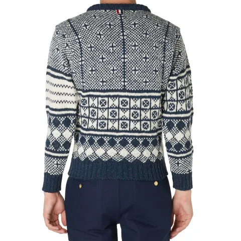 Donegal All Over Fair Isle Sweater