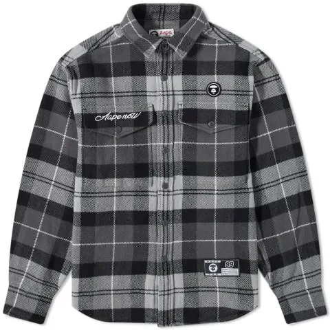 AAPE Checked Flannel Shirt