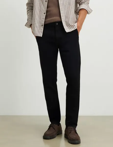 River Island Skinny Fit Chinos Black