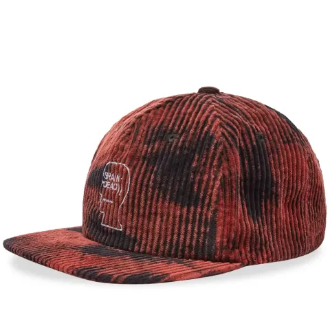 Bleached Cord Logo Head Cap