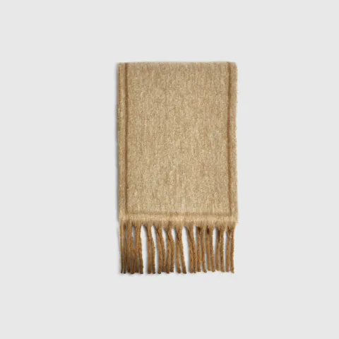 River Island Fluffy Knit Tassel Scarf