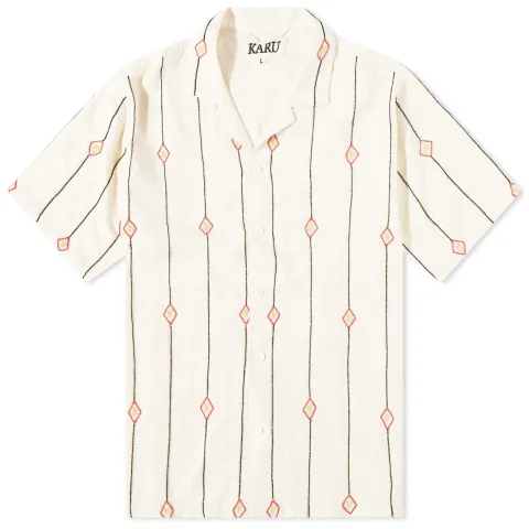 Hand Embroidered Vacation Shirt