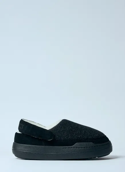 Park Clog Felt Mules