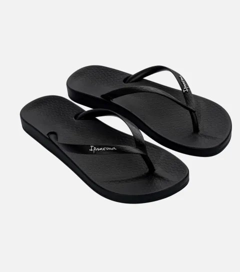 Women's Black Anatomic Flip Flops