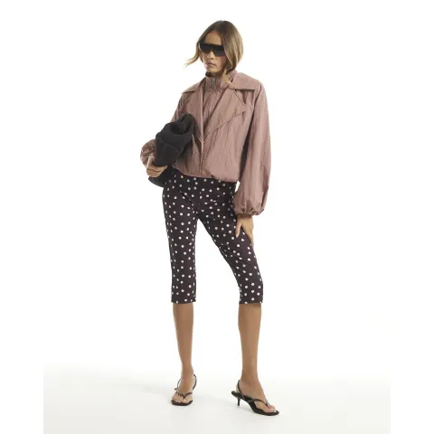 River Island Polka Dot Stretch Capri Trousers