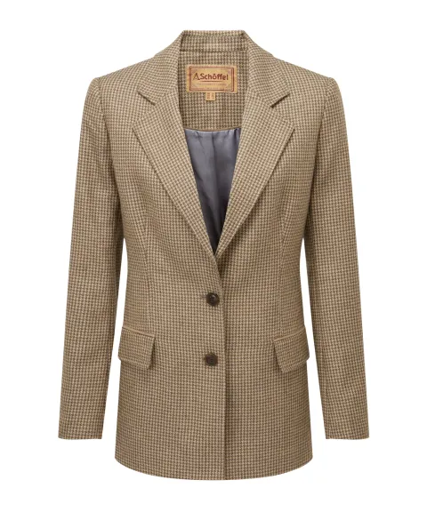 Schöffel Country Isla Tweed Blazer - Houndstooth Tweed