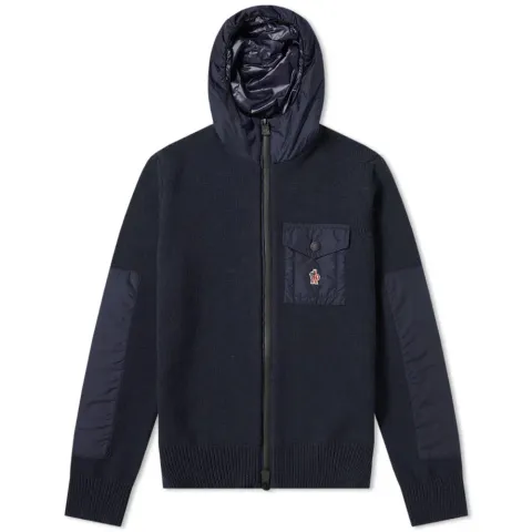 Hooded Knit Jacket