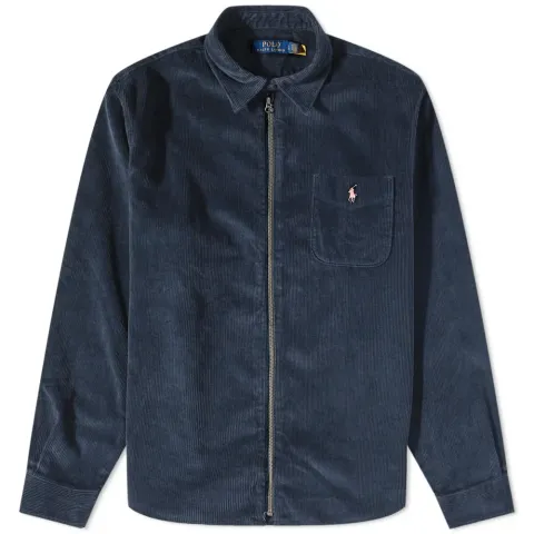 Corduroy Zip Shirt