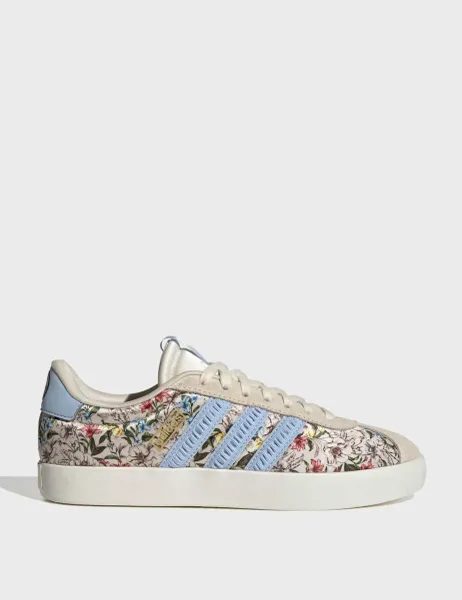 Adidas VL Court 3.0 Suede Floral Trainers