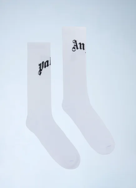 Curved Logo Socks