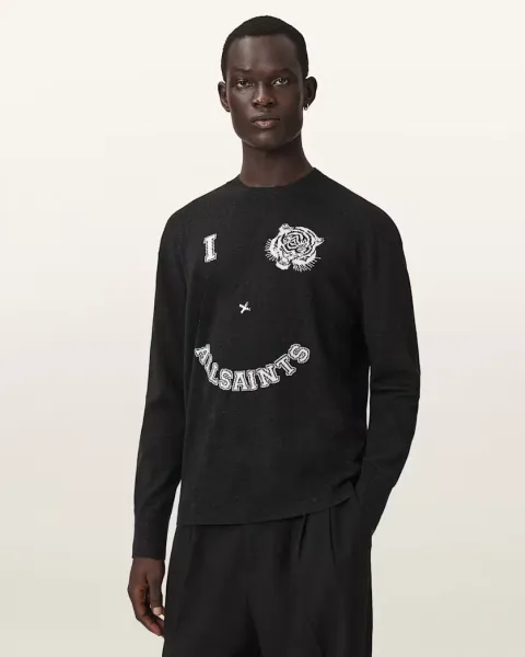 Grinner Oversized Cew Neck Jumper