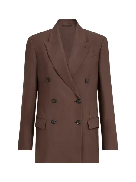 Twill Blazer Cocoa