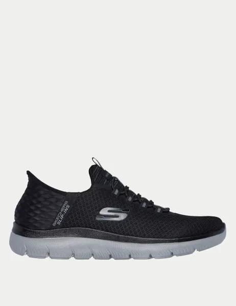 Skechers Slip-ins Summits Wide Fit Trainers Black Mix