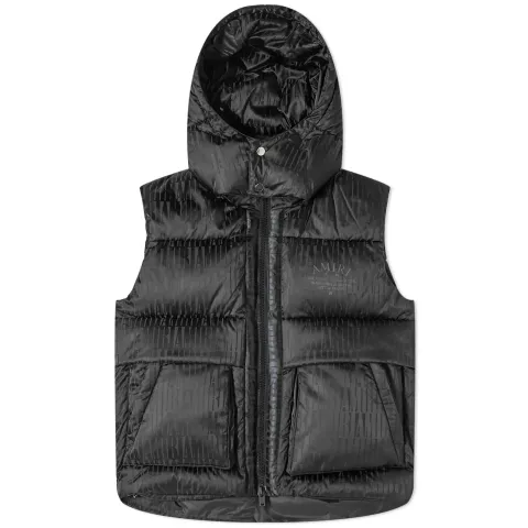 Jacquard Down Gilet