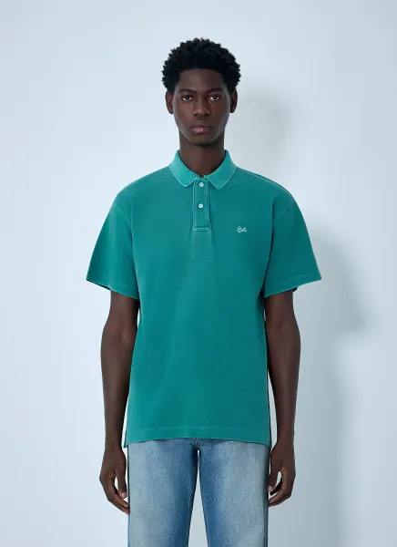 Logo Motif Polo Shirt