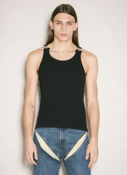 Overall Buckles Tank Top