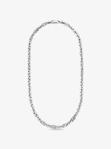 Astor Link Medium Precious Metal-Plated Brass Necklace
