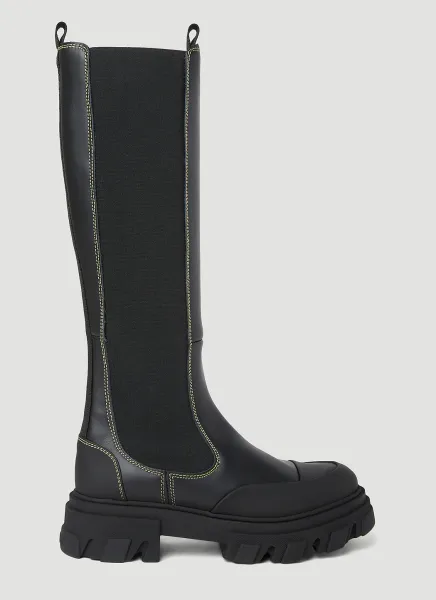 Knee High Chelsea Boots