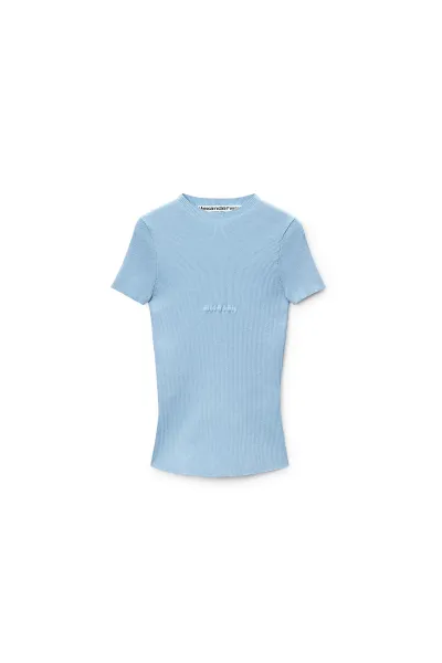 Knit Logo Baby Tee