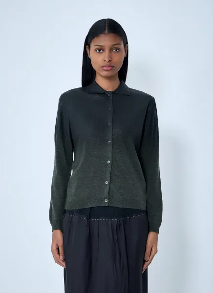 Button-Up Knit Cardigan