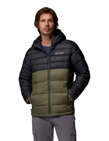 Columbia Buck Butte II Hooded Insulated Jacket Green Mix