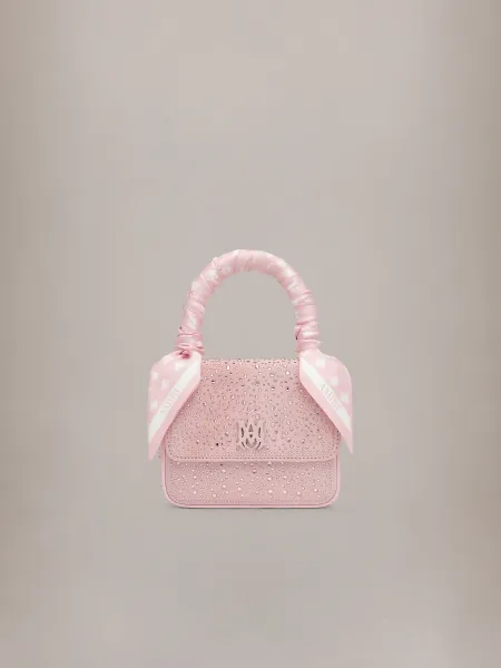 WOMEN - WOMEN'S CRYSTAL MICRO MA BAG - Pink