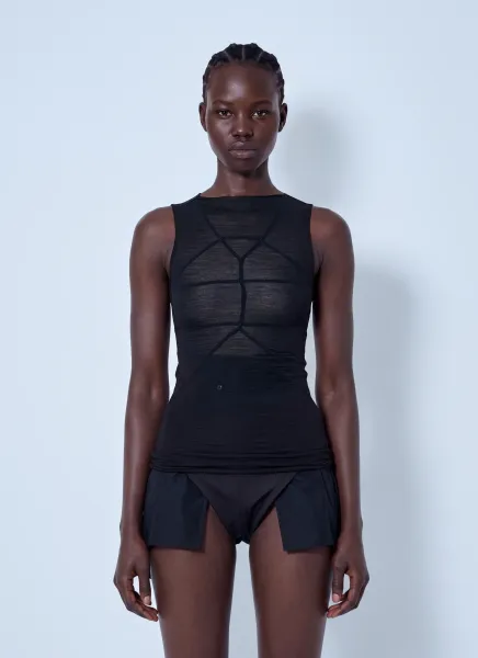 Rick Owens Sheer Panelled Top